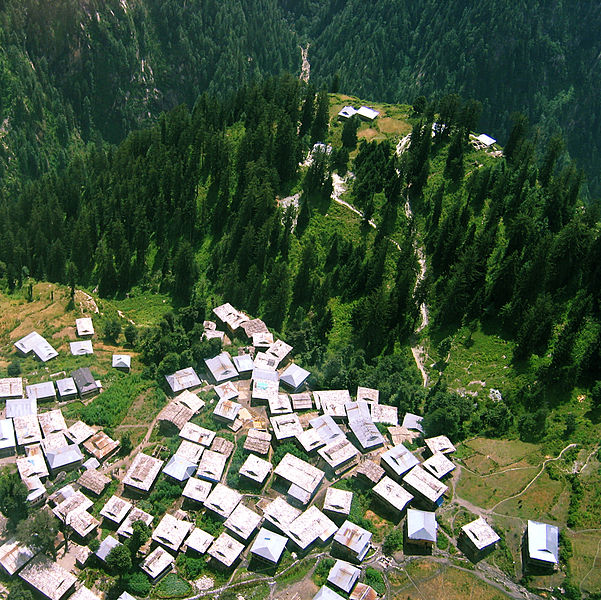Malana ancient Indian village in the state of Himachal Pradesh